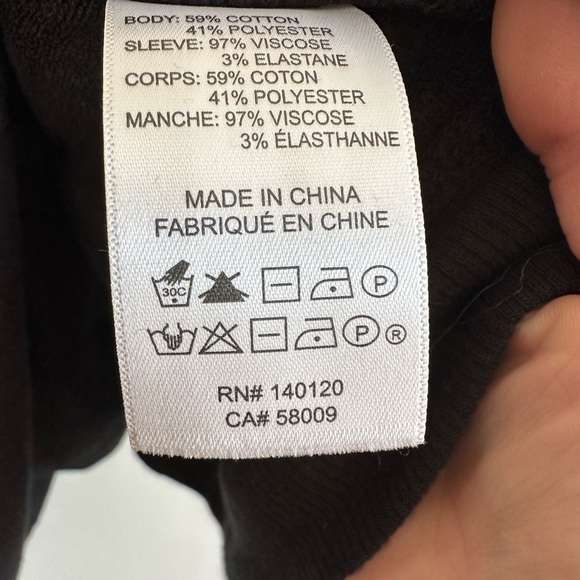 Maette Black Cowl Neck Sweater - Picture 4 of 5